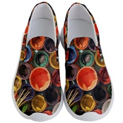 Color Box Colorful Art Artwork Men s Lightweight Slip Ons