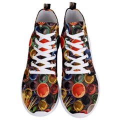 Color Box Colorful Art Artwork Men s Lightweight High Top Sneakers