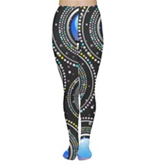 Background Abstract Glossy Blue Women s Tights by Nexatart