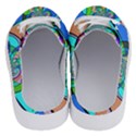 Retro Wave Background Pattern Half Slippers View4