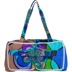 Retro Wave Background Pattern Multi Function Bag	