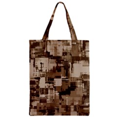 Color Abstract Background Textures Zipper Classic Tote Bag