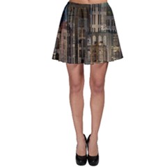 Architecture City Home Window Skater Skirt by Nexatart