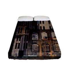 Architecture City Home Window Fitted Sheet (full/ Double Size) by Nexatart