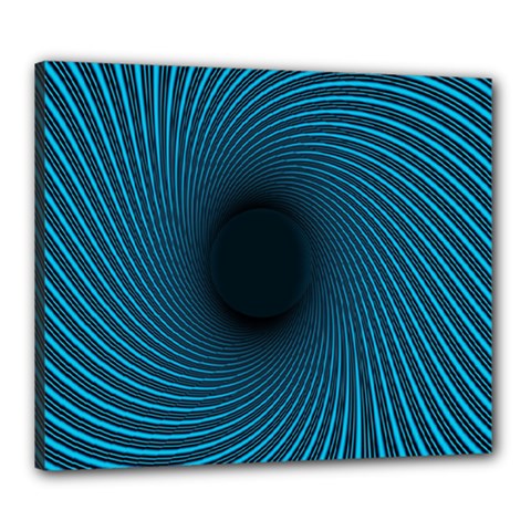 Background Spiral Abstract Pattern Canvas 24  X 20  by Nexatart