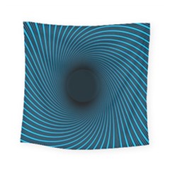 Background Spiral Abstract Pattern Square Tapestry (small) by Nexatart