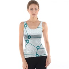 Network Social Abstract Tank Top by Nexatart