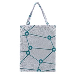 Network Social Abstract Classic Tote Bag by Nexatart