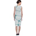 Network Social Abstract Classic Sleeveless Midi Dress View2