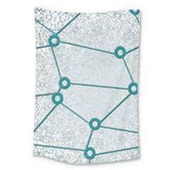 Network Social Abstract Large Tapestry by Nexatart