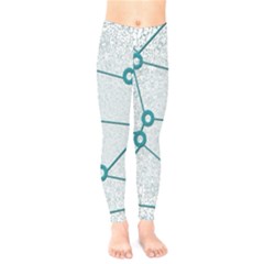 Network Social Abstract Kids  Legging by Nexatart