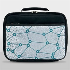 Network Social Abstract Lunch Bag by Nexatart