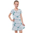 Network Social Abstract Kids  Cross Web Dress View1