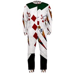 Poker Hands   Royal Flush Diamonds Onepiece Jumpsuit (men)  by FunnyCow