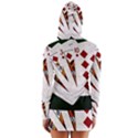 Poker Hands   Royal Flush Diamonds Long Sleeve Hooded T-shirt View2