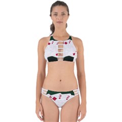 Poker Hands   Straight Flush Diamonds Perfectly Cut Out Bikini Set by FunnyCow