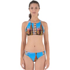 Moscow Kremlin And St  Basil Cathedral Perfectly Cut Out Bikini Set by FunnyCow