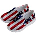 American Usa Flag Vertical Kid s Lightweight Slip Ons View2