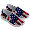 American Usa Flag Vertical Kid s Lightweight Slip Ons View3