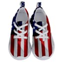 American Usa Flag Vertical Running Shoes View1