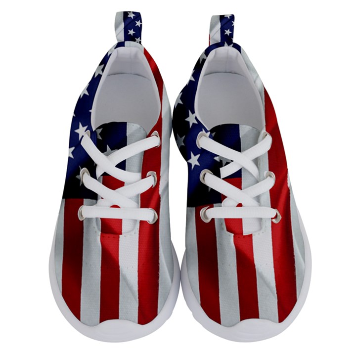 American Usa Flag Vertical Running Shoes