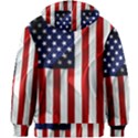 American Usa Flag Vertical Kids Zipper Hoodie Without Drawstring View2