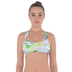 Points Circle Music Pattern Got No Strings Sports Bra