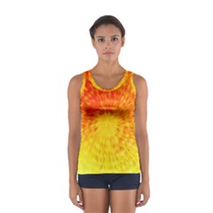 Abstract Explosion Blow Up Circle Sport Tank Top  by Nexatart