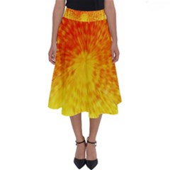 Abstract Explosion Blow Up Circle Perfect Length Midi Skirt by Nexatart