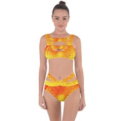 Abstract Explosion Blow Up Circle Bandaged Up Bikini Set  by Nexatart