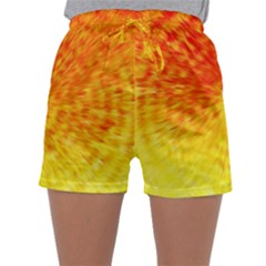 Abstract Explosion Blow Up Circle Sleepwear Shorts by Nexatart