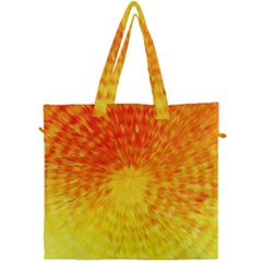 Abstract Explosion Blow Up Circle Canvas Travel Bag