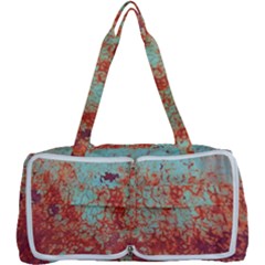 Orange Blue Rust Colorful Texture Multi Function Bag	