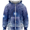 Network Social Abstract Kids Zipper Hoodie Without Drawstring View1