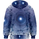 Network Social Abstract Kids Zipper Hoodie Without Drawstring View2