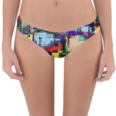 Color Abstract Background Textures Reversible Hipster Bikini Bottoms by Nexatart