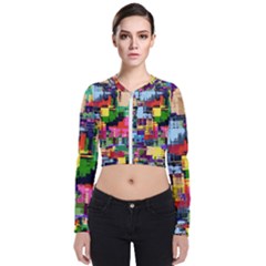 Color Abstract Background Textures Bomber Jacket by Nexatart