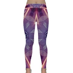 Abstract Glow Kaleidoscopic Light Classic Yoga Leggings by Nexatart