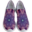 Abstract Glow Kaleidoscopic Light Women s Lightweight Slip Ons View1