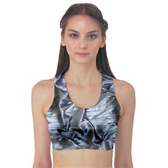 Pattern Abstract Desktop Fabric Sports Bra by Nexatart