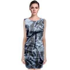 Pattern Abstract Desktop Fabric Classic Sleeveless Midi Dress by Nexatart