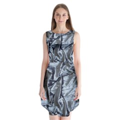 Pattern Abstract Desktop Fabric Sleeveless Chiffon Dress   by Nexatart