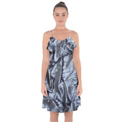 Pattern Abstract Desktop Fabric Ruffle Detail Chiffon Dress by Nexatart