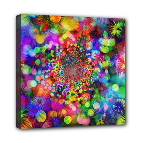 Background Color Pattern Structure Mini Canvas 8  X 8  by Nexatart