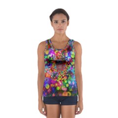 Background Color Pattern Structure Sport Tank Top 