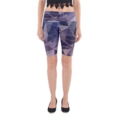 Abstract Background Abstract Minimal Yoga Cropped Leggings by Nexatart