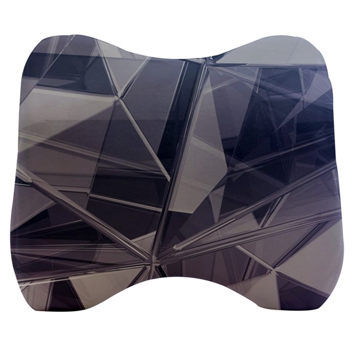 Abstract Background Abstract Minimal Velour Head Support Cushion