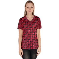 Fabric Pattern Desktop Textile Scrub Top by Nexatart