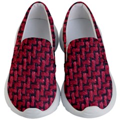 Fabric Pattern Desktop Textile Kid s Lightweight Slip Ons by Nexatart