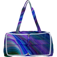 Background Abstract Curves Multi Function Bag	